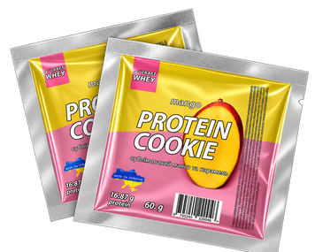 Протеїнове печиво без цукру Манго Craft Whey 60 г 2023-10-3726 фото