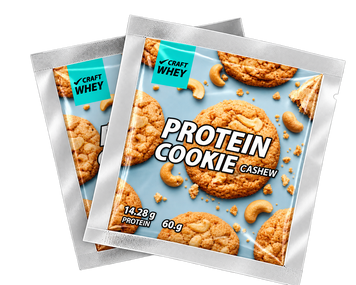 Протеїнове печиво без цукру Кеш'ю Craft Whey 60 г 2022-10-0220 фото